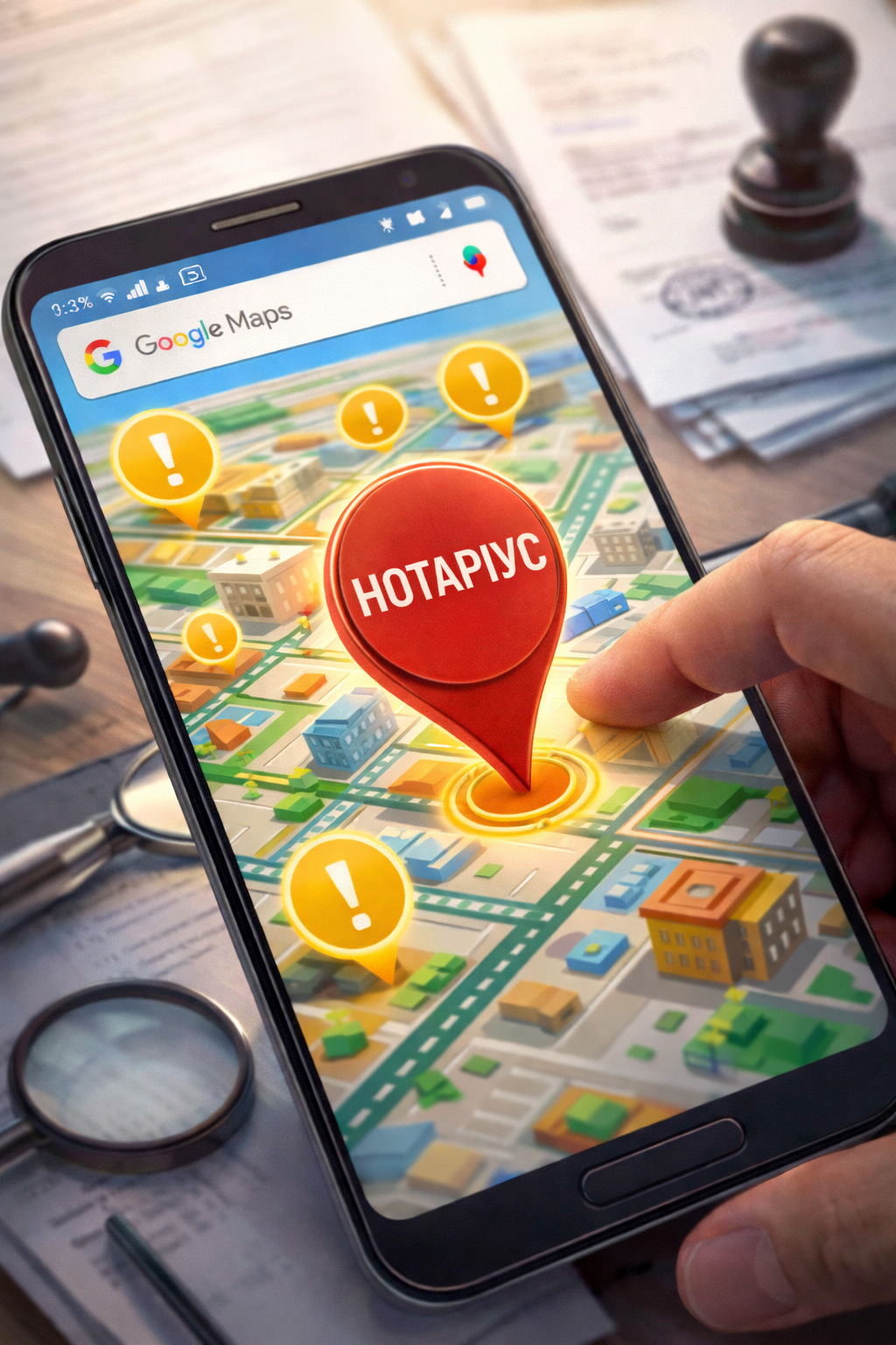 Послуги які реально впливають на позиції нотаріуса в Google Maps